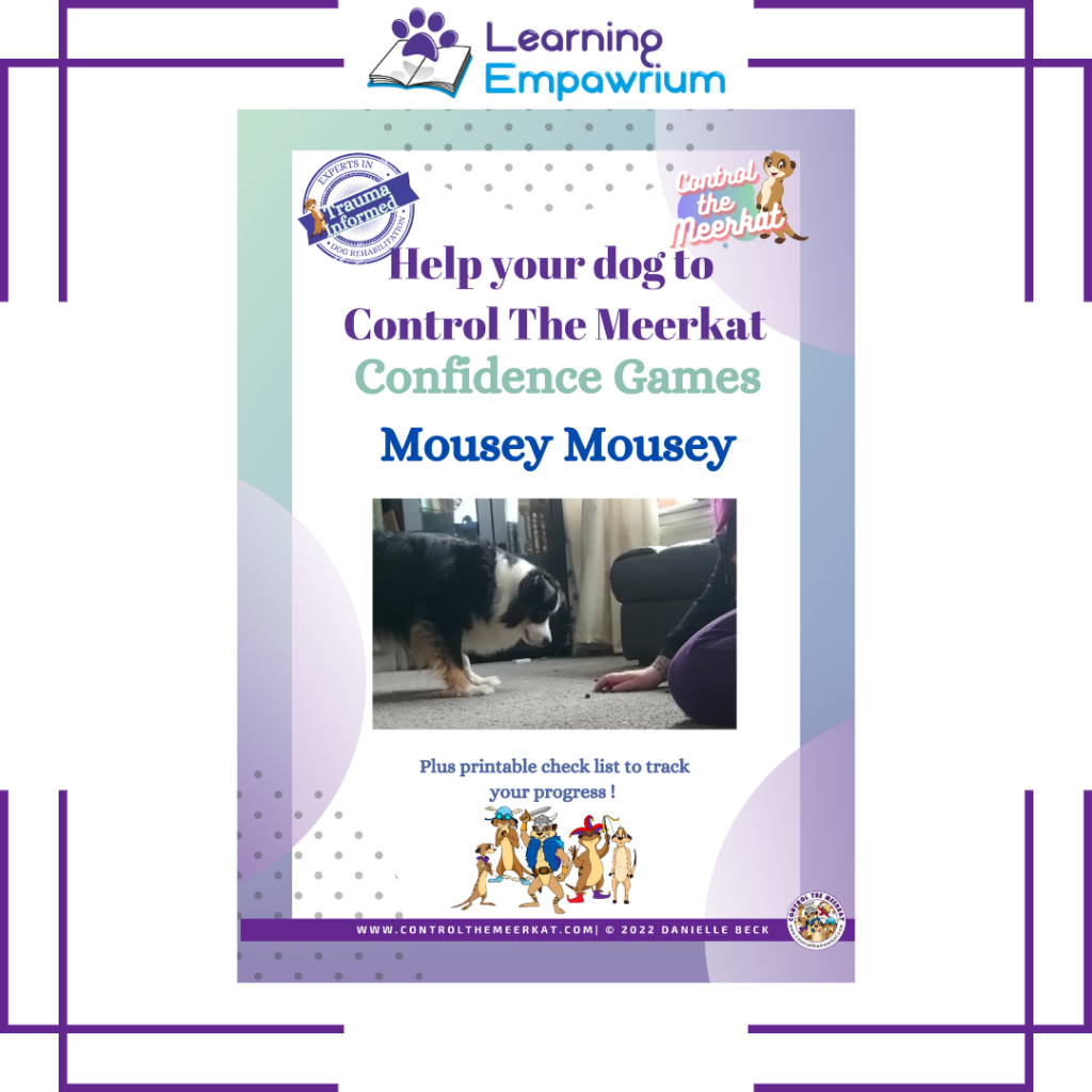A book with the words help your dog to control the wreckert confidence games.