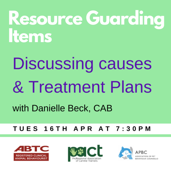 This Resource Guarding Items focuses on the causes and treatment plans for resource guarding.