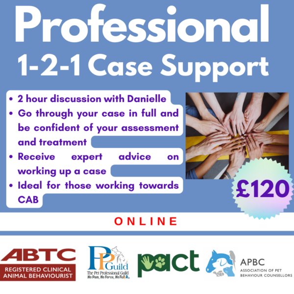 Promotional image for "Professional 1-2-1 Case Support" offering a 2-hour discussion for £120. The service includes case review, expert advice, and is ideal for CAB preparation. Features logos of related organizations.